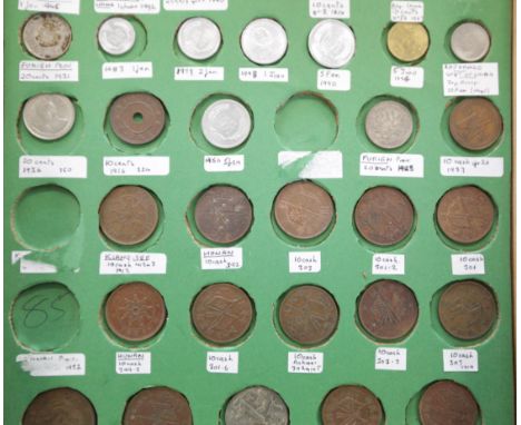 CHINESE COINAGE. Chinese silver and base metal coinage examples, including a Sinkiang Tael 1917, a 1914 Dollar also another o