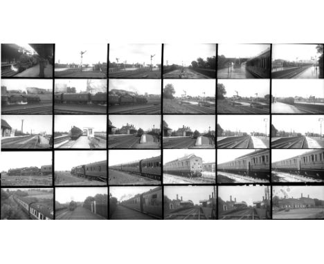 110 35mm negatives. Taken in 1959/60 locations include: Stratford, Sudbury, Tottenham, Elstree, Napsbury, Bletchley, Northamp
