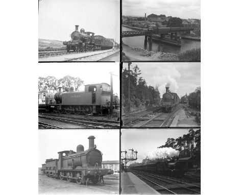 30 large format negatives a mix of glass and cellulose. Taken in 1924/25/26/27/28 includes LSWR, SER, SECR, K&amp;ESR and S&a