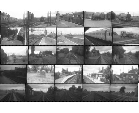 87 35mm negatives. Taken in 1958 locations include: R&amp;ER, Millwall Docks, Bromley Gas Works and Snailbeach. Negative numb