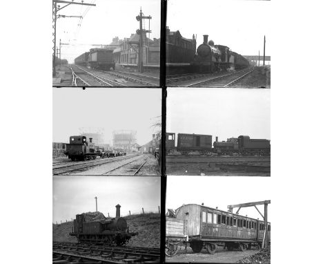  19 large format glass negatives. Taken in 19345/35 includes: qty 11 Hartford Coal Company, qty 6 Hundred of Manhood &amp; Se
