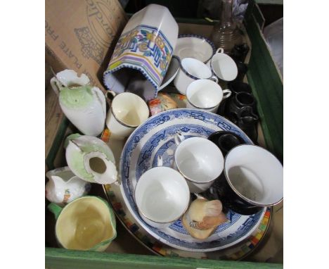 A collection of china, to include Poole vase af, Prinknash etc
