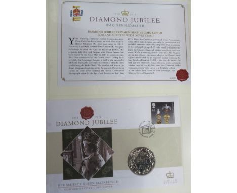 A collection of Royal Commemorative medals and coins, some in silver some in gilt metal and enamel, including Diana memorabil