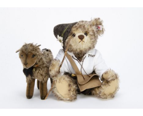 A Steiff limited edition Peter with billy goat,  271 of 1500, in original bag with certifcate, 2003