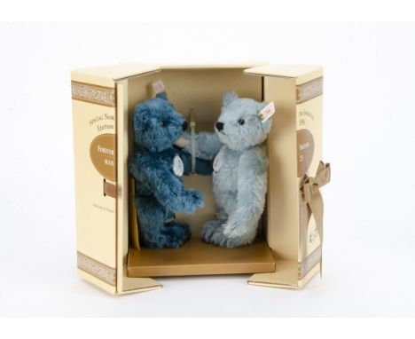A Steiff limited edition Special North American Edition Forever Friends Blue 23, 1539 of 4000, in original box with certifica
