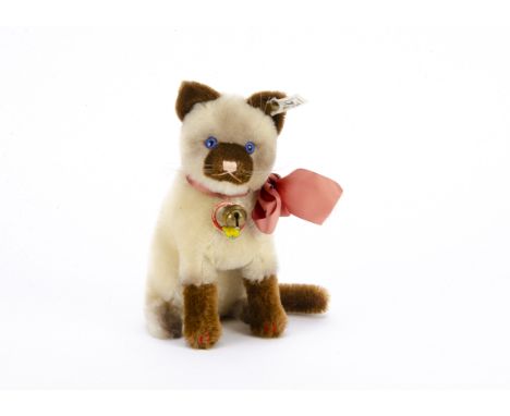 A Steiff limited edition Replica 1994 Siamy Cat 1930,  381 of 4000, in original box with certificate 