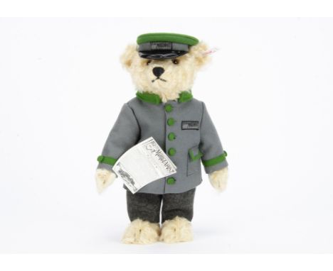 A Steiff limited edition Berliner Morgenpost teddy bear,  1473 of 1500, in original box with certificate, 1998