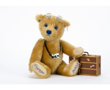 A Steiff limited edition Travelling Bear, exclusive for Germany, Belgium, France and the Netherlands, 118 of 2003, in origina
