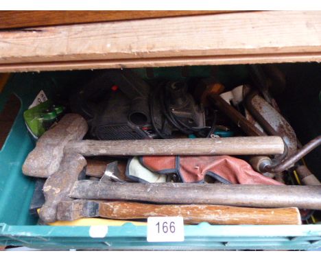 Box of tools including electric plane