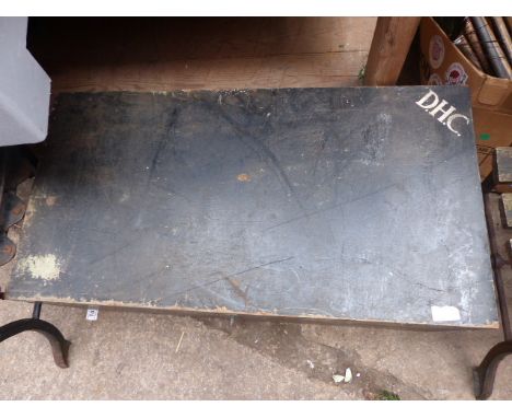 Large wooden storage trunk