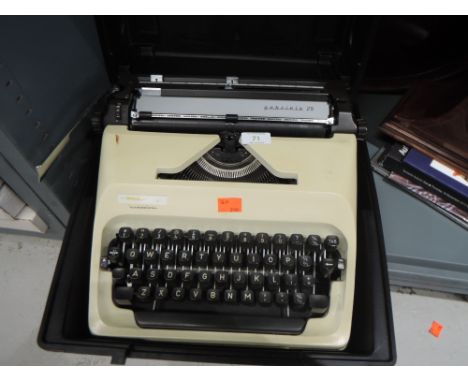 A Gabrielle 25 cased typewriter