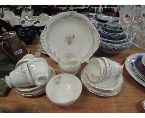 A part tea service by Paragon