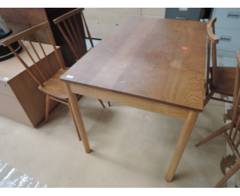 A vintage Ercol rectangular kitchen table