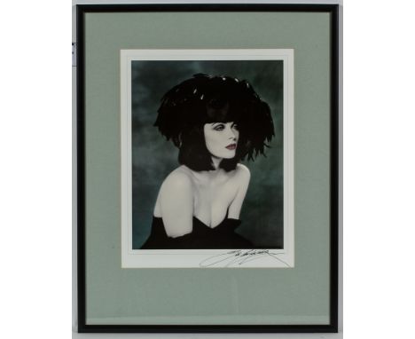 * BOB CARLOS CLARKE (IRISH 1950 - 2006),
CHARLOTTE 
coloured print, signed
44cm x 35cm
Mounted, framed and under glass
