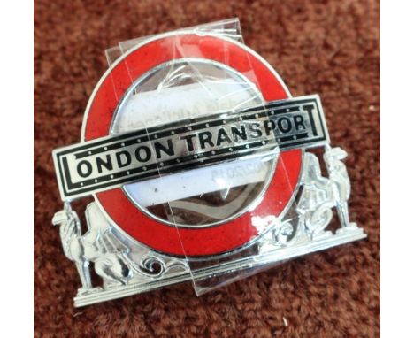 London Transport enamel cap badge by J R Gaunt 
