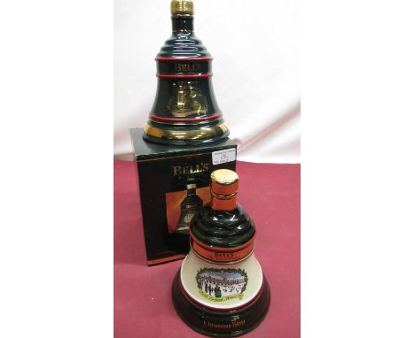 Bell's Old Scotch Whisky Christmas 1989, wade decanter (unboxed) Bells Finest Old Scotch Whisky Christmas decanter 1993 