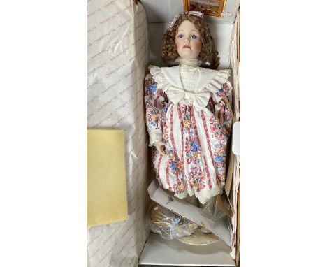 Doll by Laura Cobabe named “Amber” 28” tall outlets in original outfit and box