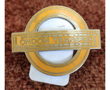 London Transport cap badge by J R Gaunt London 