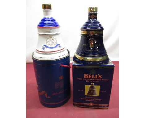 Bells Old Scotch Whisky Commemorative 1988 Princess Beatrice 70cl decanter, Bells Extra Special Old Scotch Whisky Commemorati