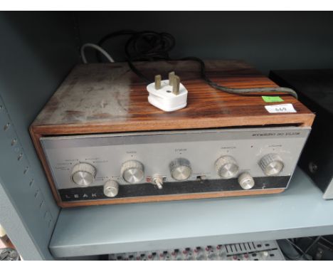 A vintage Leak stereo 30 plus amplifier