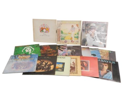 Various LP records, to include Elton John, Goodbye Yellow Brick Road, Greatest Hits, Queen, A Night at The Opera, Rod Stewart