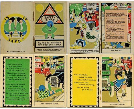 c1917 London General Omnibus Co BOOKLET 'Nursery Rhymes for Present Times' issued to children and including classic rhymes re