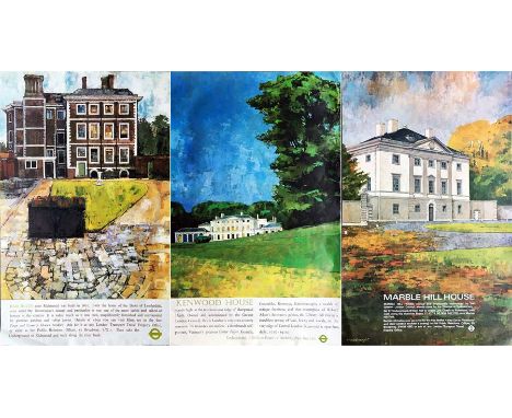Original London Transport double royal POSTERS designed by Robert Flavell Micklewright (b.1923) comprising 1970 "Ham House", 