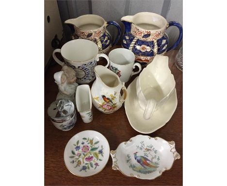 Crown derby, Minton, Worcester and Wedgewood pieces