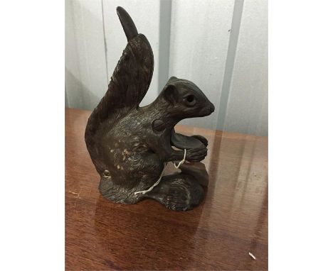 Cast iron squirrel nutcracker