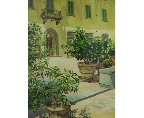 'Carmignano', Ilana Richardson (Israeli contemporary) limited edition silkscreen print signed titled and numbered 169/275 in 