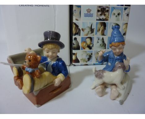 Royal Copenhagen figure 'The Sand Man by H.C. Andersen' and 'The Flying Trunk' (boxed) (2) 