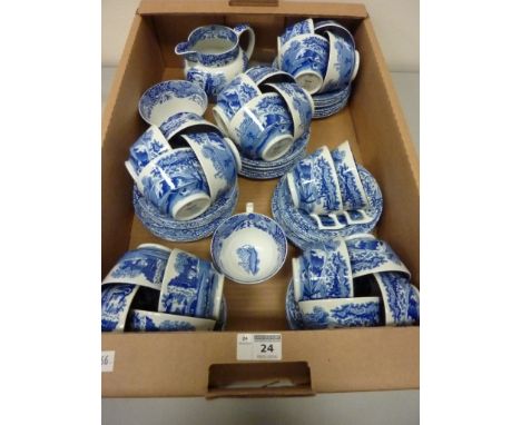 Large quantity of Spode 'Italian' teaware in one box
