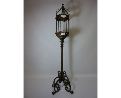 Gothic style candle lantern H102cm 