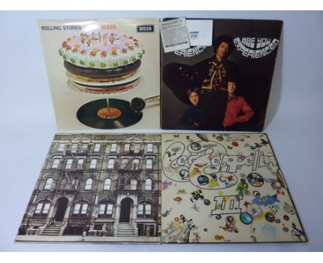 Vinyl - Jimi Hendrix 'Are You Experienced?', Rolling Stones 'Let it Bleed', Led Zeppelin 'III' and 'Swan Song' (4)