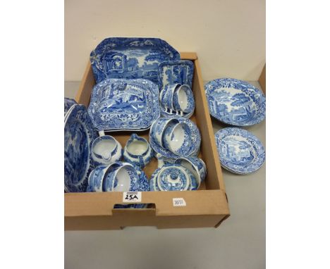 Collection of Spode Italian china in one box