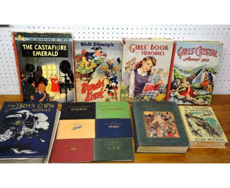 Enid Blyton, The Valley of Adventure pub. MacMillan and Co, 1947, together with Walt Disney's Wonder Book pub. Mardon, Son & 