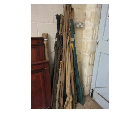 BUNDLE OF MIXED VINTAGE FISHING RODS