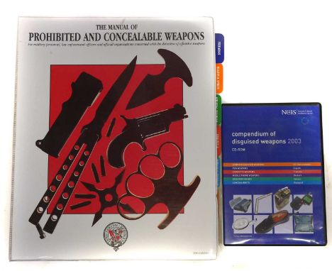 Manual of Prohibited and Concealed Weapons and National Crime Intelligence Service Disguised Weapons DVD. 