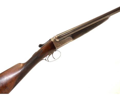 W. Richards of Liverpool 12 bore side by side boxlock ejector shotgun, 30 inch barrels choked full and 1/4, engraved W. Richa