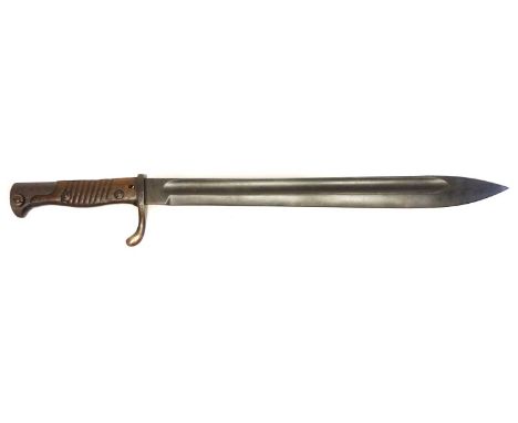 German S. 98/05 n.A. bayonet, by V.C Shilling, stamped with crown over W and 17 for 1917, as well as 1920's date stamp.This i