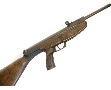 Gamo paratrooper .22 air rifle, 18 inch break barrel, serial number H2308. No licence is required to buy this item, purchaser