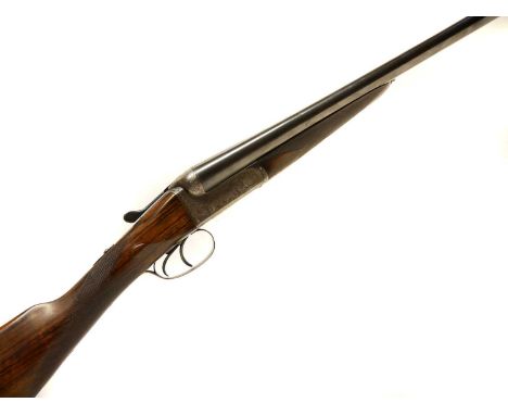 G. Coster and Sons 16 bore side by side shotgun, 28 inch barrels engraved with 445 West Nile Street Glasgow address, boxlock 