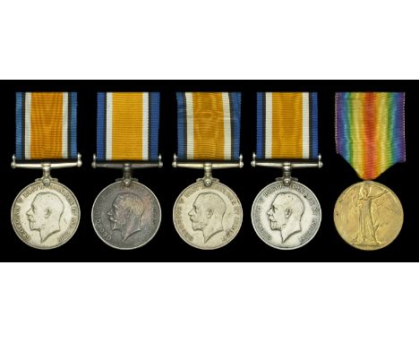 British War Medal 1914-20 (4) (84510 Pte. H. Follows. R.F.C.; 56504 Pte. F. A. Frank. R.F.C.; 94489 Pte. F. H. Haddrell. R.F.