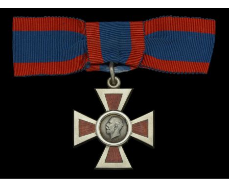 Royal Red Cross, 2nd Class (A.R.R.C.), G.V.R., silver and enamel, unnamed as issued, on lady’s bow riband, in Garrard, London