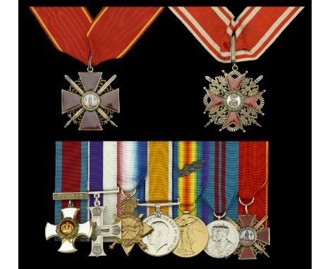 A ‘North Russia 1919 Operations’ D.S.O., Great War ‘Western Front’ M.C. group of nine awarded to Major W. O. 'Snapper' White,