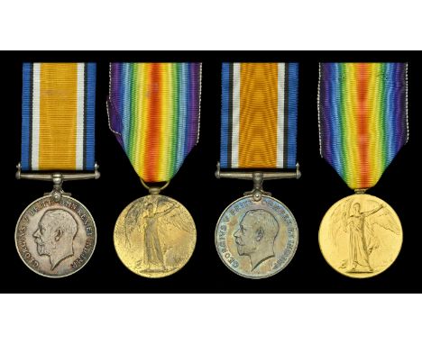 Pair: Air Mechanic First Class E. Bailey, Royal Air Force British War and Victory Medals (11802 1. A.M. E. Bailey. R.A.F.) ex