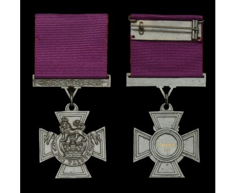 Victoria Cross, an official Hancocks & Co, London, replica, the reverse engraved ‘Hancocks 463’, in fitted leather case of is