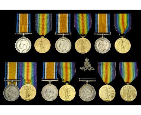 Pair: Gunner B. W. Atkinson, Royal Artillery British War and Victory Medals (2273 Gnr. B. W. Atkinson. R.A.); together with a