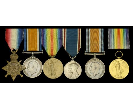 Four: Captain S. R. Thorp, Royal Field Artillery, late Honourable Artillery Company 1914-15 Star (2.Lieut. S. R. Thorp. R.F.A