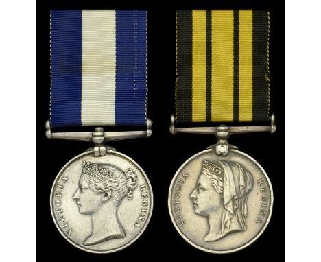 An Ashantee War C.G.M. awarded to Able Seaman William Sermon, H.M.S. Rattlesnake, who helped rescue a wounded seaman in the a